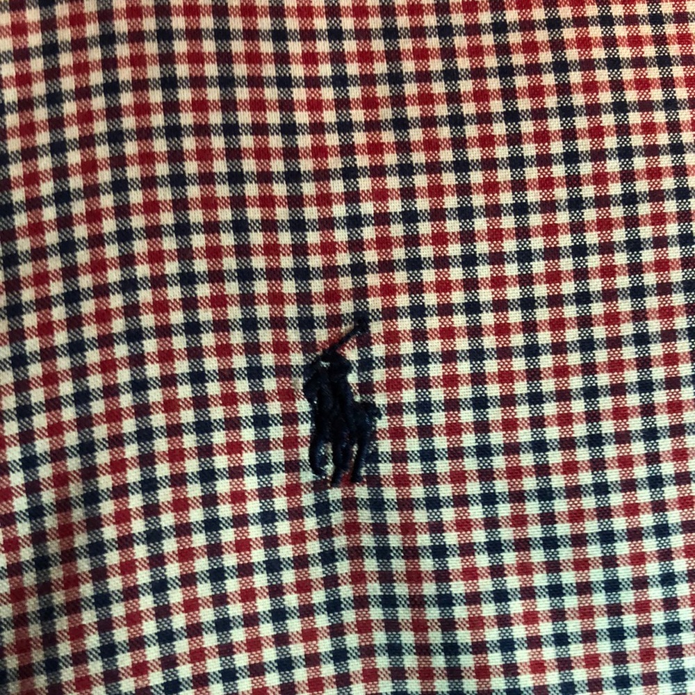 Ralph Lauren Boys XL 18-20 red/blue plaid - Picture 3 of 3
